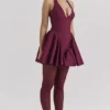 Mini sukienka Valentia w kolorze wina Mini sukienka Valentia w kolorze wina