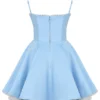 Mini sukienka z tiulu w kolorze niebieskim Cinderella marki Minimoiselle Mini sukienka z tiulu w kolorze niebieskim Cinderella marki Minimoiselle