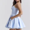 Mini sukienka z tiulu w kolorze niebieskim Cinderella marki Minimoiselle Mini sukienka z tiulu w kolorze niebieskim Cinderella marki Minimoiselle