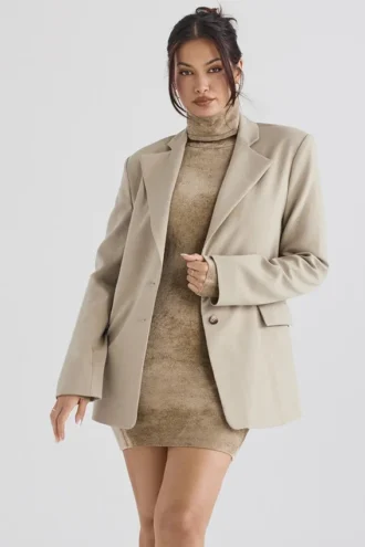 Oversize’owa marynarka Aline Mink