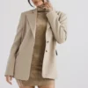 Oversize’owa marynarka Aline Mink