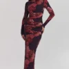 Romantyczna sukienka maxi w kwiaty Lanetta Romantyczna sukienka maxi w kwiaty Lanetta