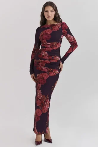 Romantyczna sukienka maxi w kwiaty Lanetta Romantyczna sukienka maxi w kwiaty Lanetta