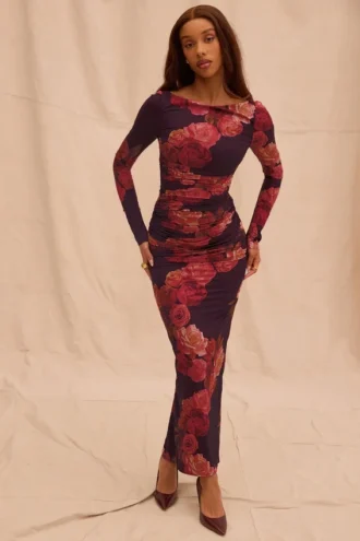Romantyczna sukienka maxi w kwiaty Lanetta Romantyczna sukienka maxi w kwiaty Lanetta