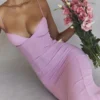 Różowa sukienka maxi Loren Różowa sukienka maxi Loren