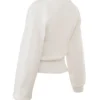 Rowan Ivory Wool Balloon Sleeve Wrap kardigany Rowan Ivory Wool Balloon Sleeve Wrap kardigany