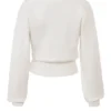 Rowan Ivory Wool Balloon Sleeve Wrap kardigany Rowan Ivory Wool Balloon Sleeve Wrap kardigany