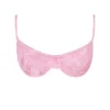 Różowy stanik bikini z fiszbinami w paisley Antibes Różowy stanik bikini z fiszbinami w paisley Antibes
