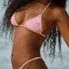 Różowy top bikini Bali z wzorem paisley Różowy top bikini Bali z wzorem paisley