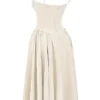 Samaria Vintage Cream Gorsety Sukienka Letnia Samaria Vintage Cream Gorsety Sukienka Letnia