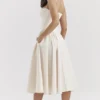 Samaria Vintage Cream Gorsety Sukienka Letnia Samaria Vintage Cream Gorsety Sukienka Letnia