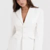 Sariah Ivory Contour Tailored Marynarka
