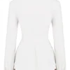 Sariah Ivory Contour Tailored Marynarka