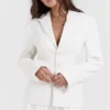 Sariah Ivory Contour Tailored Marynarka