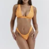 Seychelles Jasnopomarańczowy stanik bikini wiązany z tyłu Seychelles Jasnopomarańczowy stanik bikini wiązany z tyłu