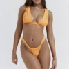 Seychelles Jasnopomarańczowy stanik bikini wiązany z tyłu Seychelles Jasnopomarańczowy stanik bikini wiązany z tyłu