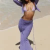 Spódnica maxi Amalfi Violet z wycięciami Spódnica maxi Amalfi Violet z wycięciami