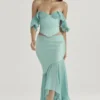 Spódnica maxi Lila Jade z falbanami