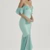 Spódnica maxi Lila Jade z falbanami
