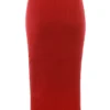 Spódnica maxi Lourdes z mieszanki kaszmiru w kolorze szkarłatnym Spódnica maxi Lourdes z mieszanki kaszmiru w kolorze szkarłatnym