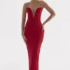Spódnica maxi Nayara Red Rose