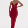 Spódnica maxi Nayara Red Rose