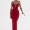 Spódnica maxi Nayara Red Rose