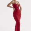 Spódnica maxi Nayara Red Rose