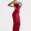 Spódnica maxi Nayara Red Rose