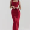 Spódnica maxi Sydel Ruby Satin Bias Cut