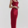 Spódnica maxi Sydel Ruby Satin Bias Cut