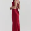 Spódnica maxi Sydel Ruby Satin Bias Cut