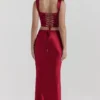 Spódnica maxi Sydel Ruby Satin Bias Cut