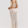 Spódnica maxi Therese Vintage w kolorze kremowym z koronką Spódnica maxi Therese Vintage w kolorze kremowym z koronką