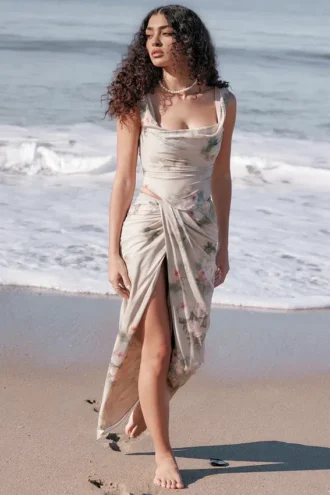 Spódnica maxi Vesper Vintage Floral Spódnica maxi Vesper Vintage Floral