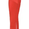 Spódnica midi Colette Scarlet z satyny z niskim stanem