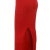 Spódnica midi Faith Holly Red z mieszanki kaszmiru