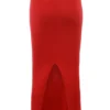 Spódnica midi Faith Holly Red z mieszanki kaszmiru