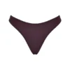 Spodenki bikini Capri Cacao z wysokim dolem