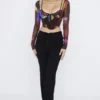 Spodnie Ava Black Fold Front Spodnie Ava Black Fold Front