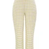 Spodnie capri Carella Gingerbread Gingham Spodnie capri Carella Gingerbread Gingham