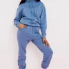 Bluza z kapturem Halo Azure z bawełnianym polarem Bluza z kapturem Halo Azure z bawełnianym polarem