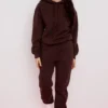 Bluza z kapturem Halo Chocolate z bawełnianym polarem Bluza z kapturem Halo Chocolate z bawełnianym polarem