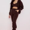 Bluza z kapturem Storm Chocolate z polarową podszewką i zamkiem Bluza z kapturem Storm Chocolate z polarową podszewką i zamkiem