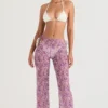 Spodnie Keala Violet Floral Cutout Spodnie Keala Violet Floral Cutout