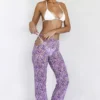 Spodnie Keala Violet Floral Cutout Spodnie Keala Violet Floral Cutout