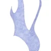 Stroje Kąpielowe Martinique Lavender Paisley Plunge Stroje Kąpielowe Martinique Lavender Paisley Plunge