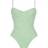 Stroje Kąpielowe z fiszbinami Aguilla Olive Floral Print Stroje Kąpielowe z fiszbinami Aguilla Olive Floral Print
