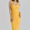 Sukienka bandażowa Sculpt Orange Sherbet Midi Sukienka bandażowa Sculpt Orange Sherbet Midi