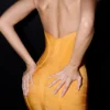 Sukienka bandażowa Sculpt Orange Sherbet Midi Sukienka bandażowa Sculpt Orange Sherbet Midi